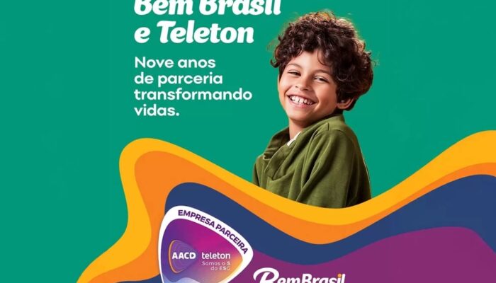 AACD e Bem Brasil renovam parceria para Campanha AACD Teleton 2024