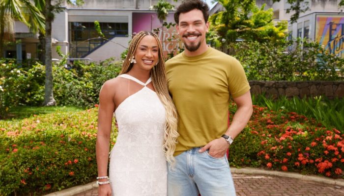 Aline Patriarca e Vinícius Nascimento no BBB 26.