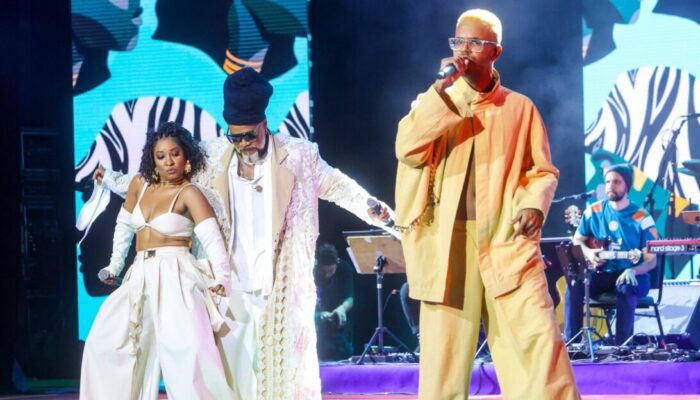 Carlinhos Brown e Larissa Luz trazem baianidade ao palco do Prêmio da Música Brasileira