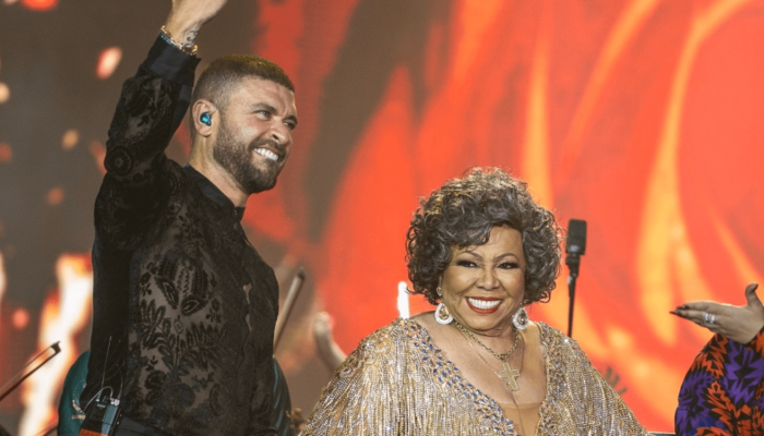 Diogo Nogueira convida Alcione para participar de seu show "Infinito Samba" no Rio de Janeiro