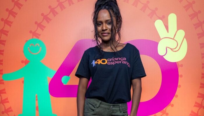 Duda Santos no Criança Esperança 2025.