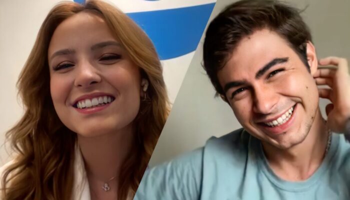 Em coletiva virtual, Larissa Manoela e Rafa Vitti apresentam ‘Além da Ilusão’