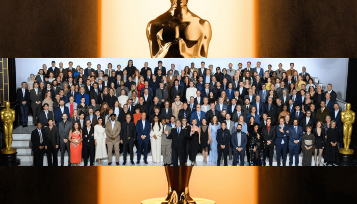 A famosa "foto de classe" com todos os indicados