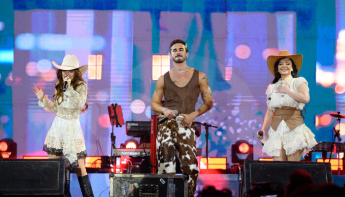 Filipe Bragança grava 'Coração Acelerado' em show de Maiara e Maraisa