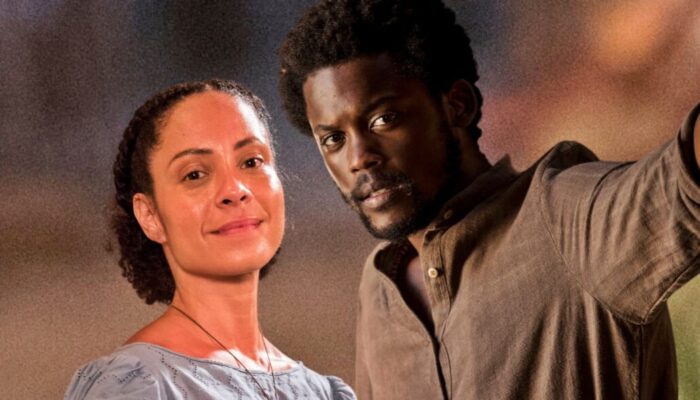 Guebo e Justina engatam romance em 'Nos Tempos do Imperador'