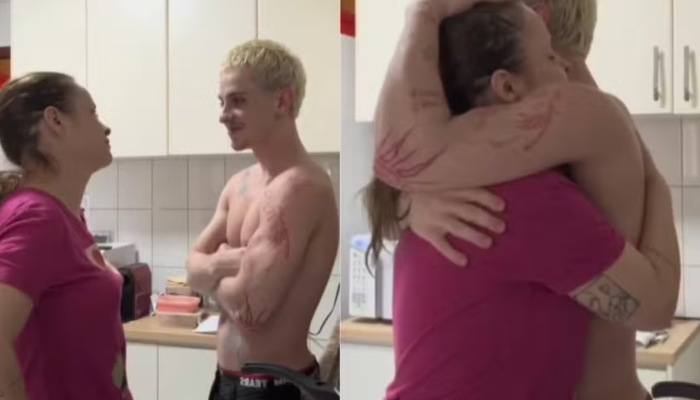 Juliano Floss conta para a mãe que vai participar do BBB 26