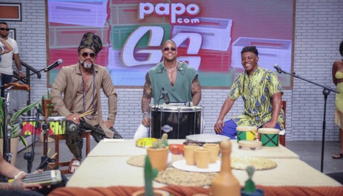 Léo Santana estreia como apresentador no "Papo com o GG"