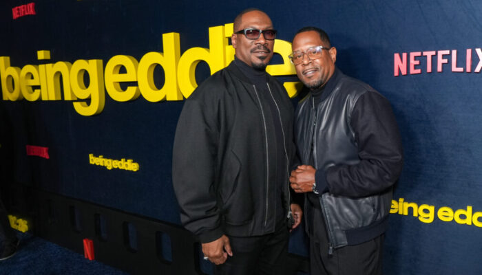 Martin Lawrence prestigia Eddie Murphy em premiere de "Eu, Eddie"