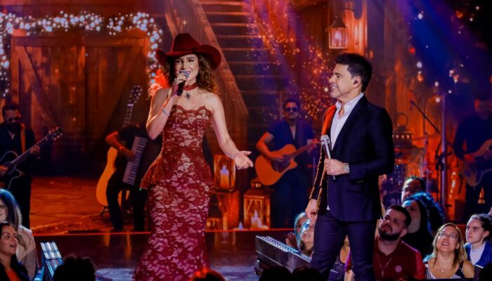 Paula Fernandes grava participação em especial de Natal no SBT