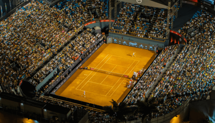 O Rio Open de Tênis é o maior torneio de tênis da América do Sul