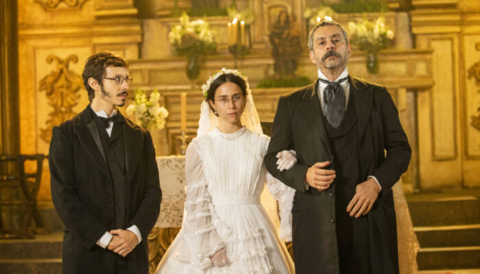 Tonico se vinga de Nélio e Dolores em 'Nos Tempos do Imperador'