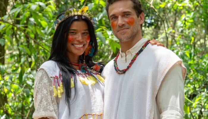 Vinícius e Iraê se casam na reta final de 'Terra e Paixão'