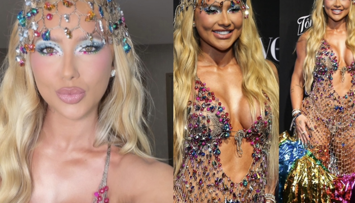 Virginia Fonseca surge com cabelos iluminados no Baile da Vogue 2026